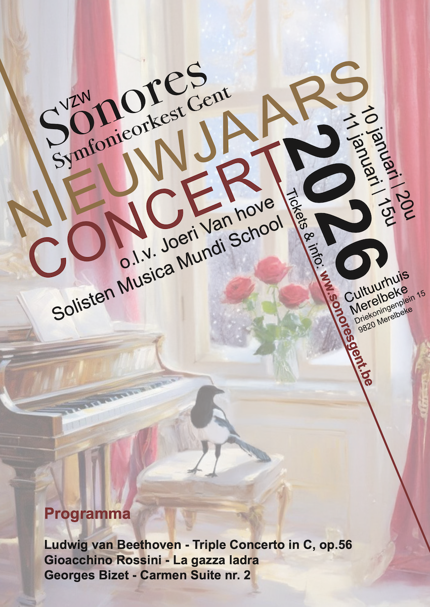 flyer Januari concert 2026